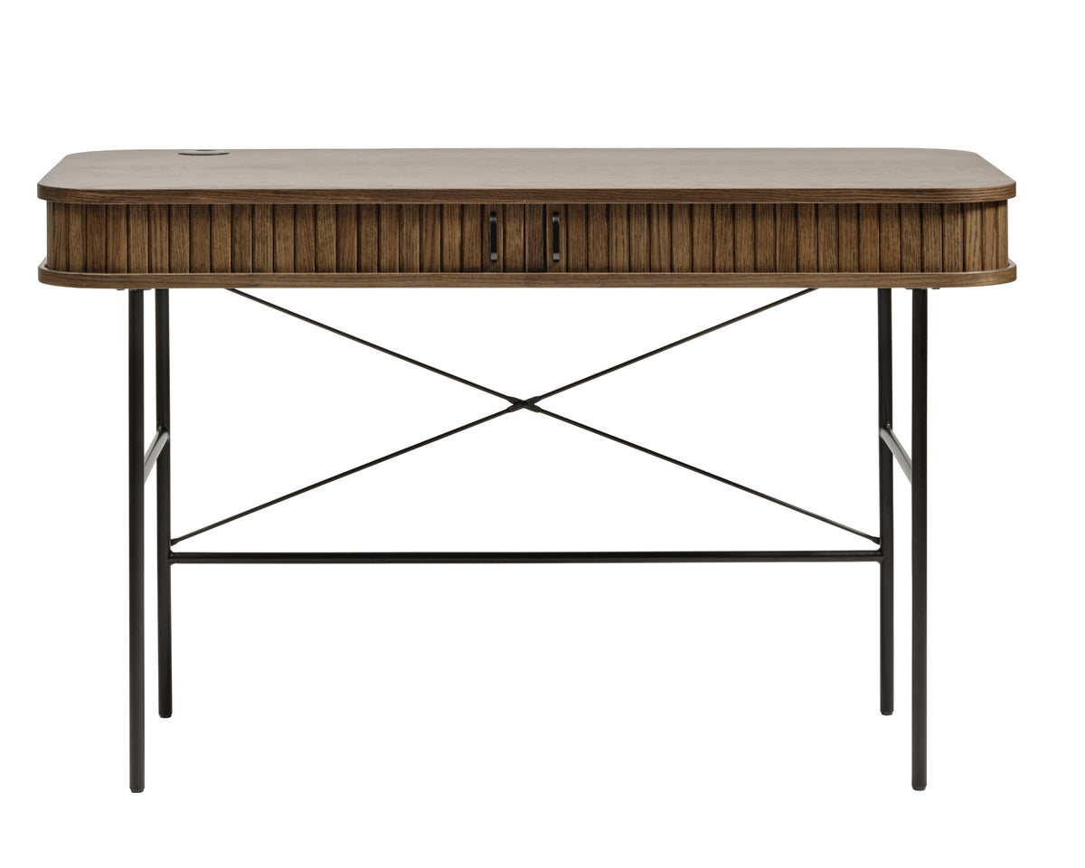 Bureau Gativel 120x60 cm lattes chêne brûlé