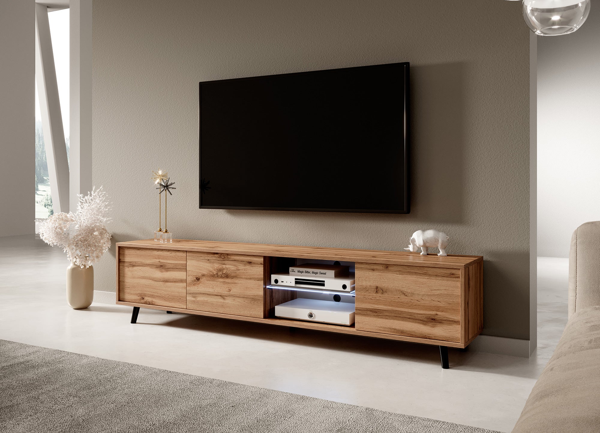 TV-Schrank Galhad Wotan-Eiche