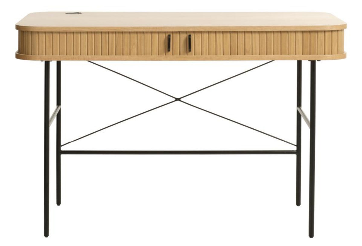 Bureau Gativel 120x60 cm lamelles chêne naturel