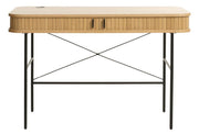 Bureau Gativel 120x60 cm lamelles chêne naturel