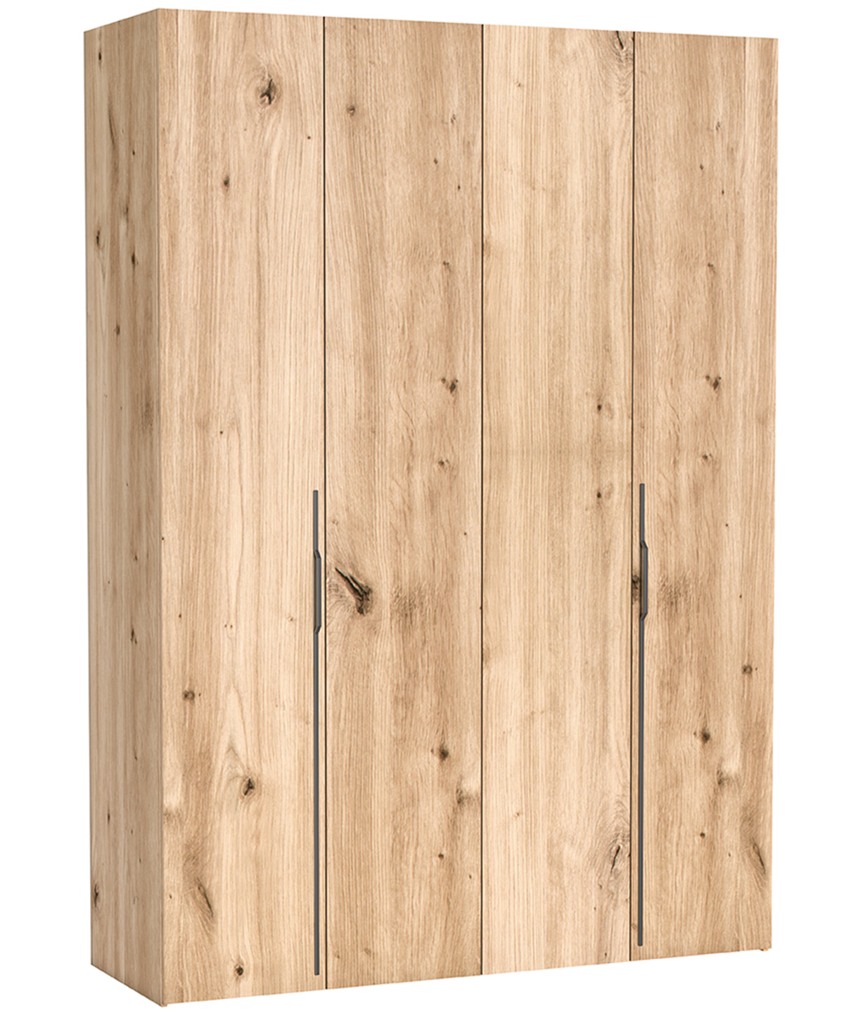 Armoire deux portes Bari avec trois tiroirs 170 cm chêne artisan