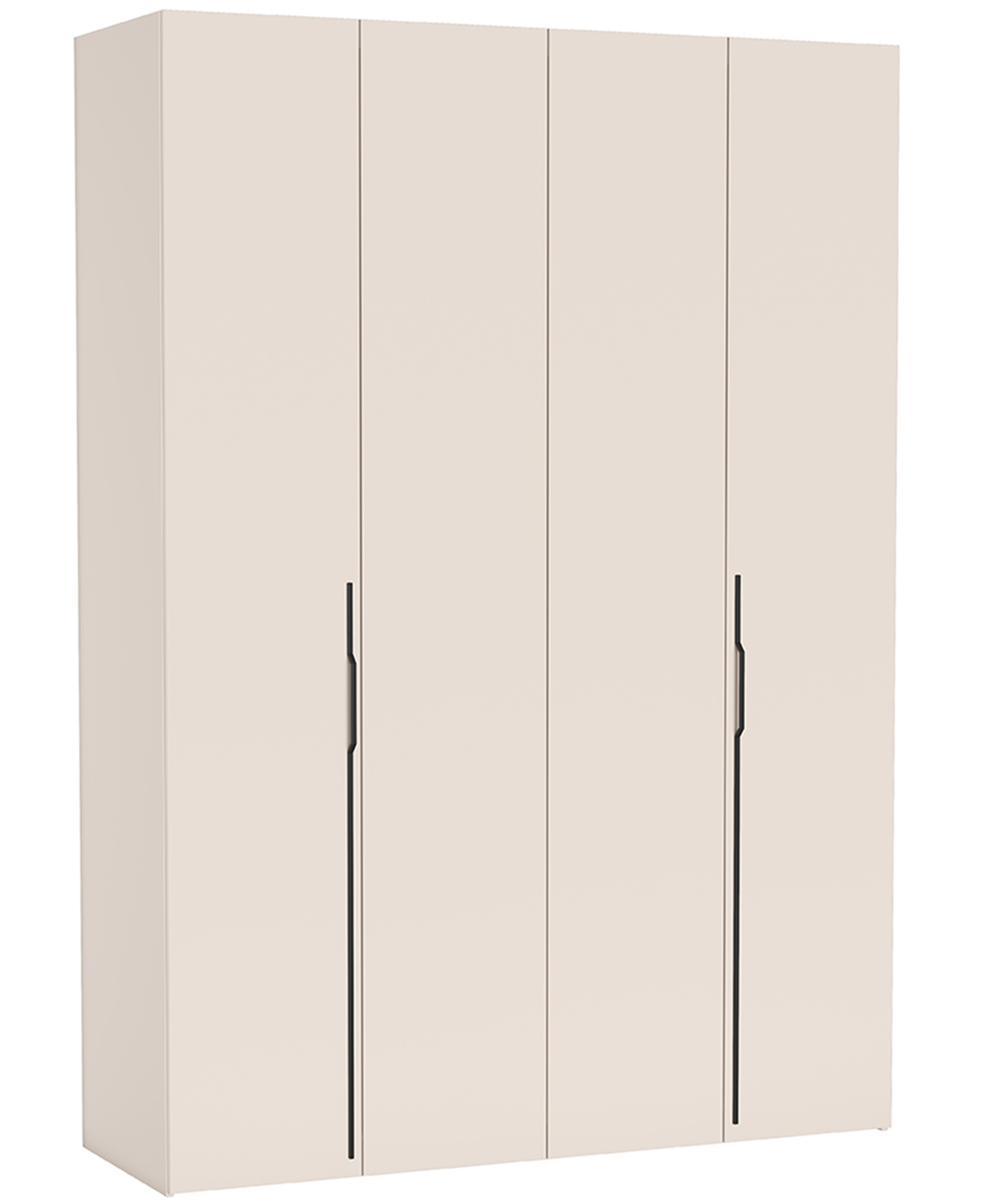 Zweiflügeliger Schrank Bari mit drei Schubladen, 170 cm, Kaschmirfarben
