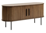 Meuble TV Gativel 120 cm chêne brûlé