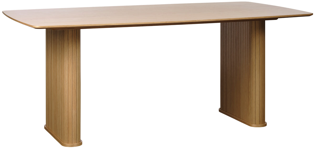 Rechteckiger Tisch Gativel 100x190 natürliche Eiche