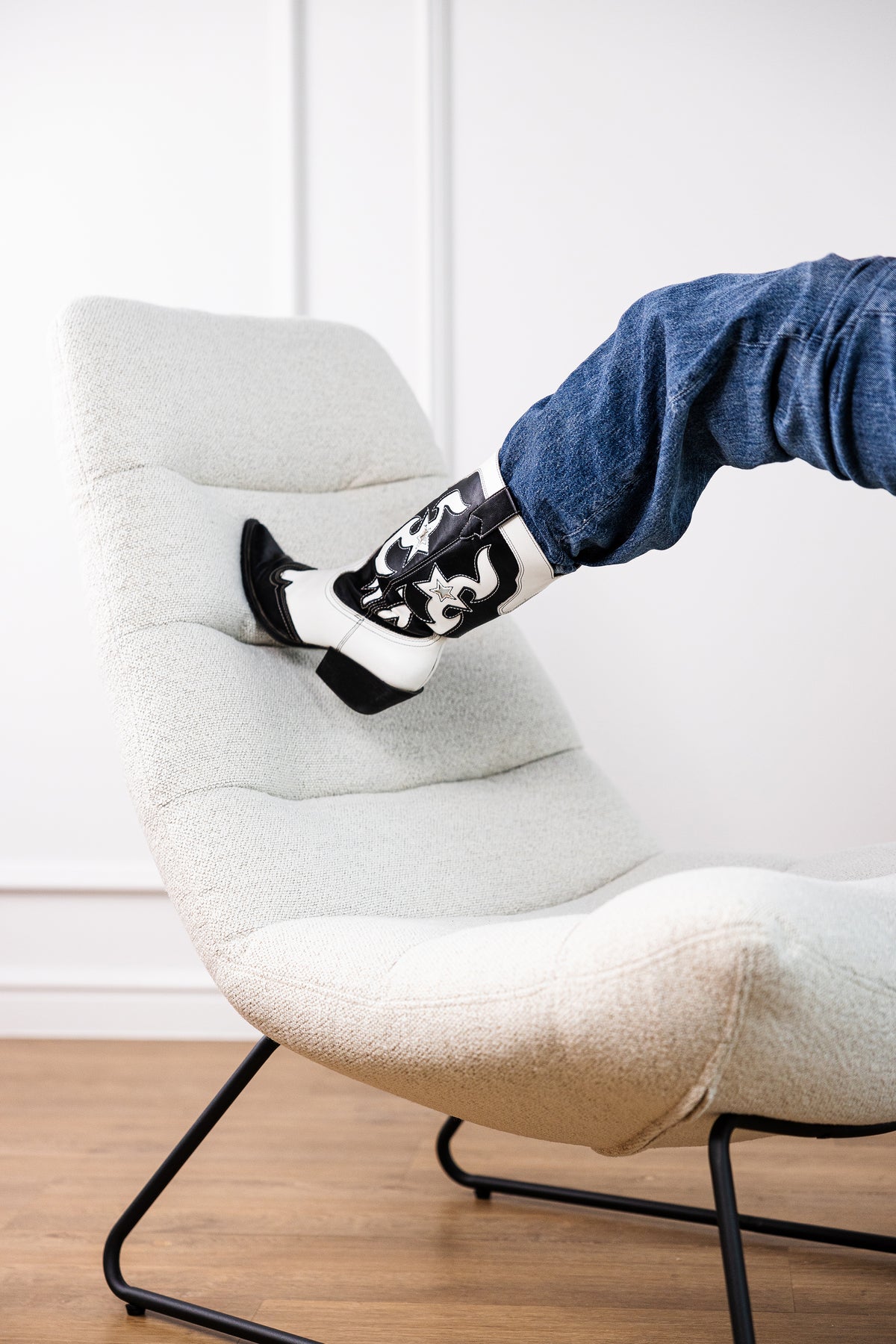 Fauteuil relax Forgents crème