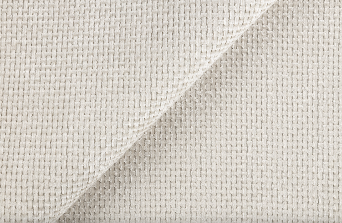 Canapé 3 places Dandelino avec fonction couchage, tissu chenille hydrofuge gris-beige