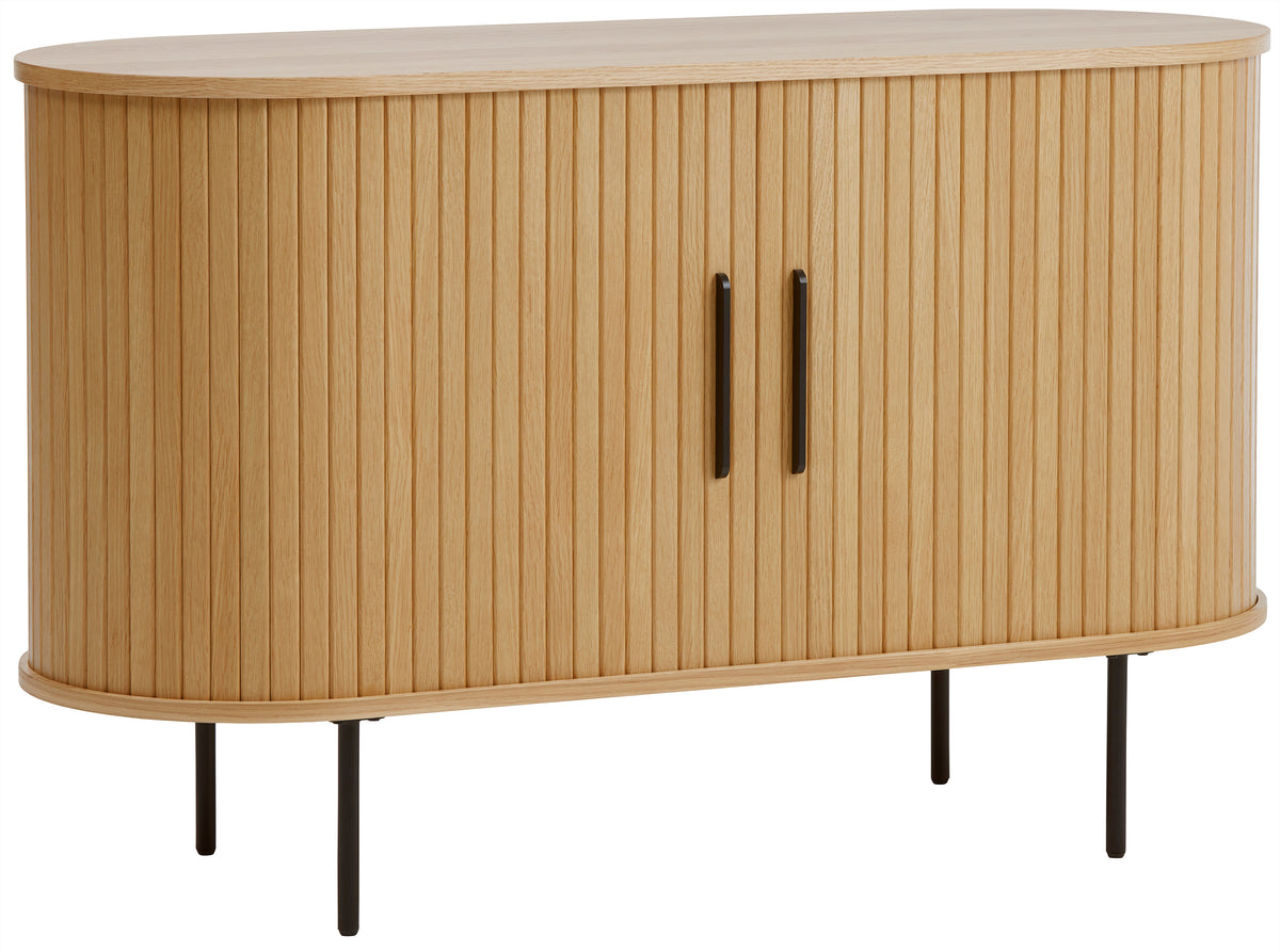Commode Gativel 120 cm lamelles chêne naturel