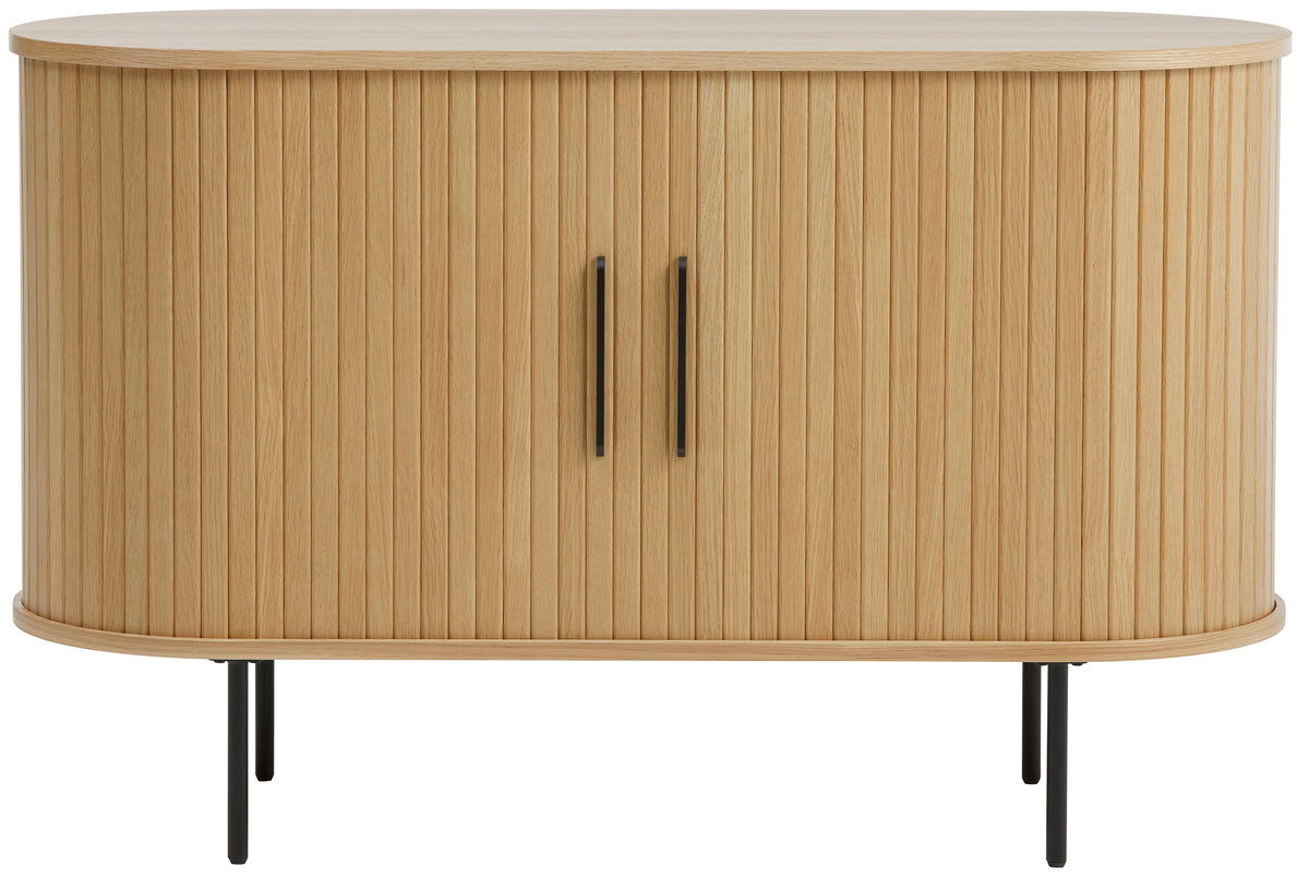 Commode Gativel 120 cm lamelles chêne naturel
