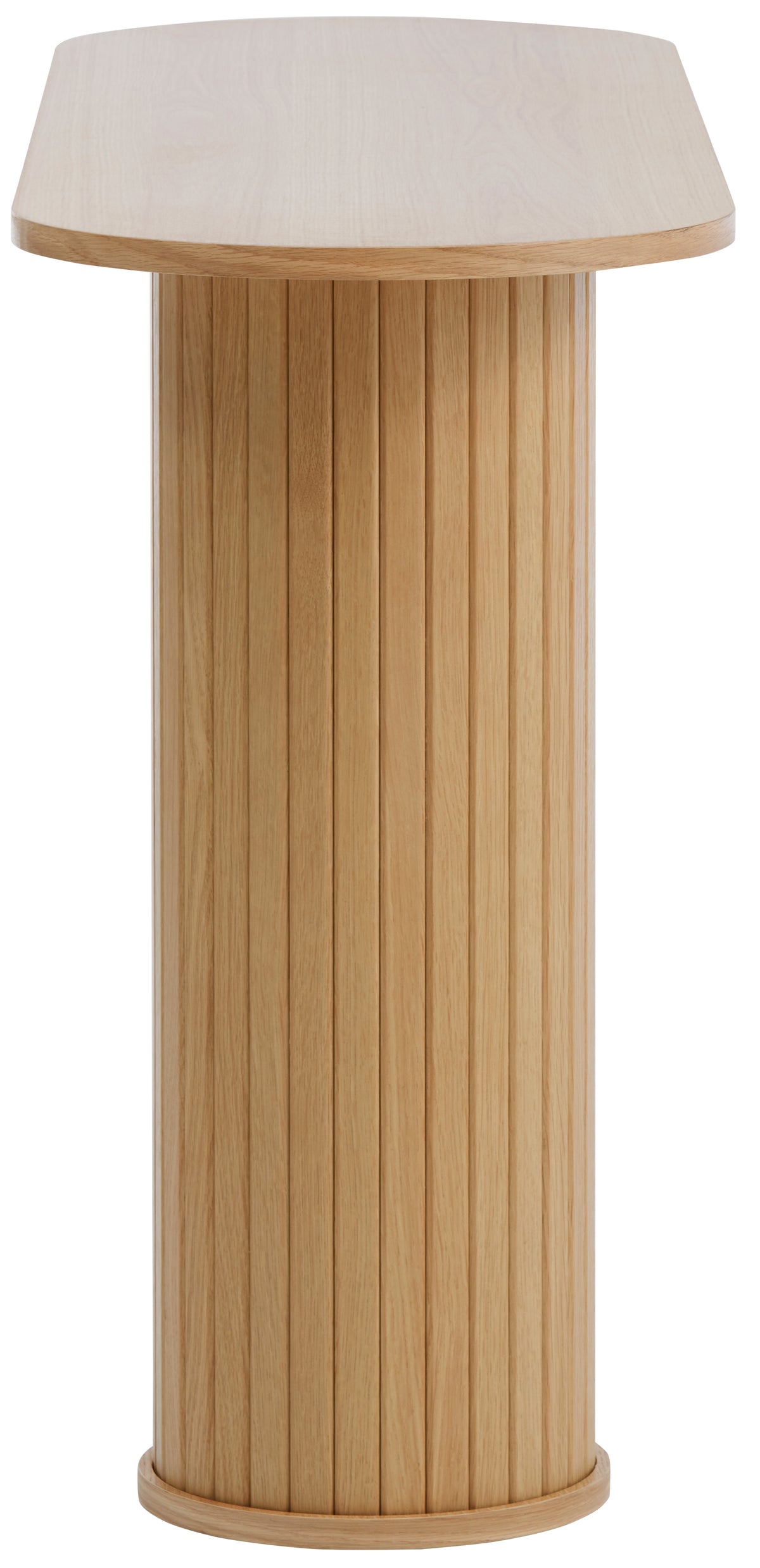 Gativel Konsole 130 cm Lamellen natürliche Eiche