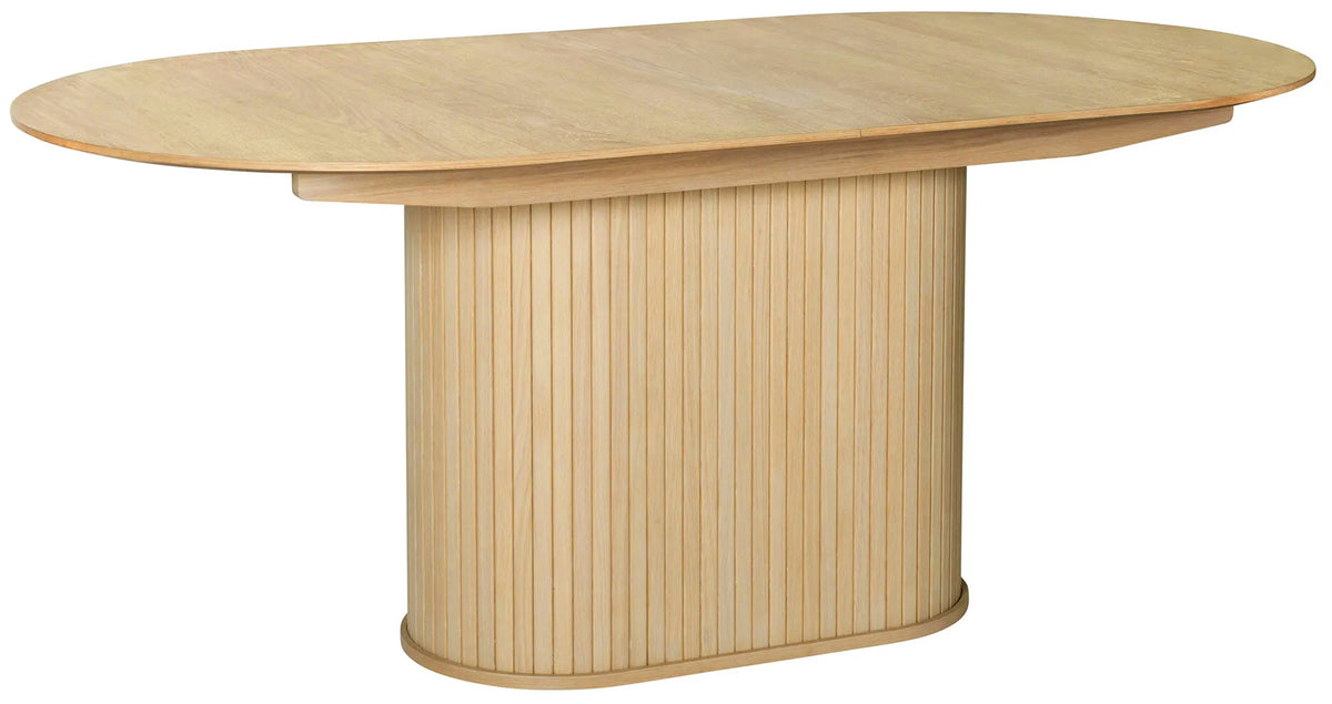 Table extensible Gativel 180-230x95 cm lattes chêne naturel