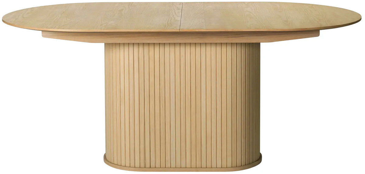 Table extensible Gativel 180-230x95 cm lattes chêne naturel