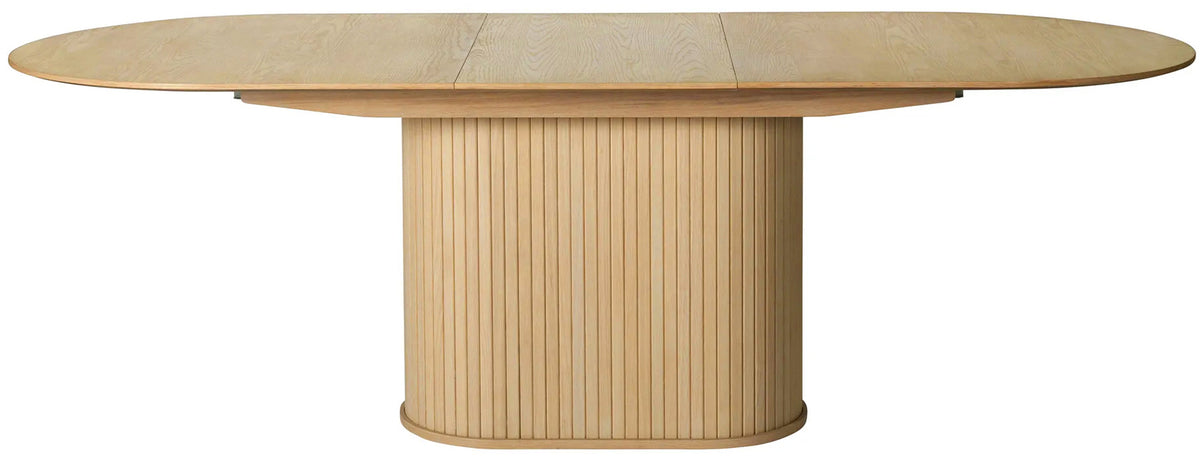 Table extensible Gativel 180-230x95 cm lattes chêne naturel