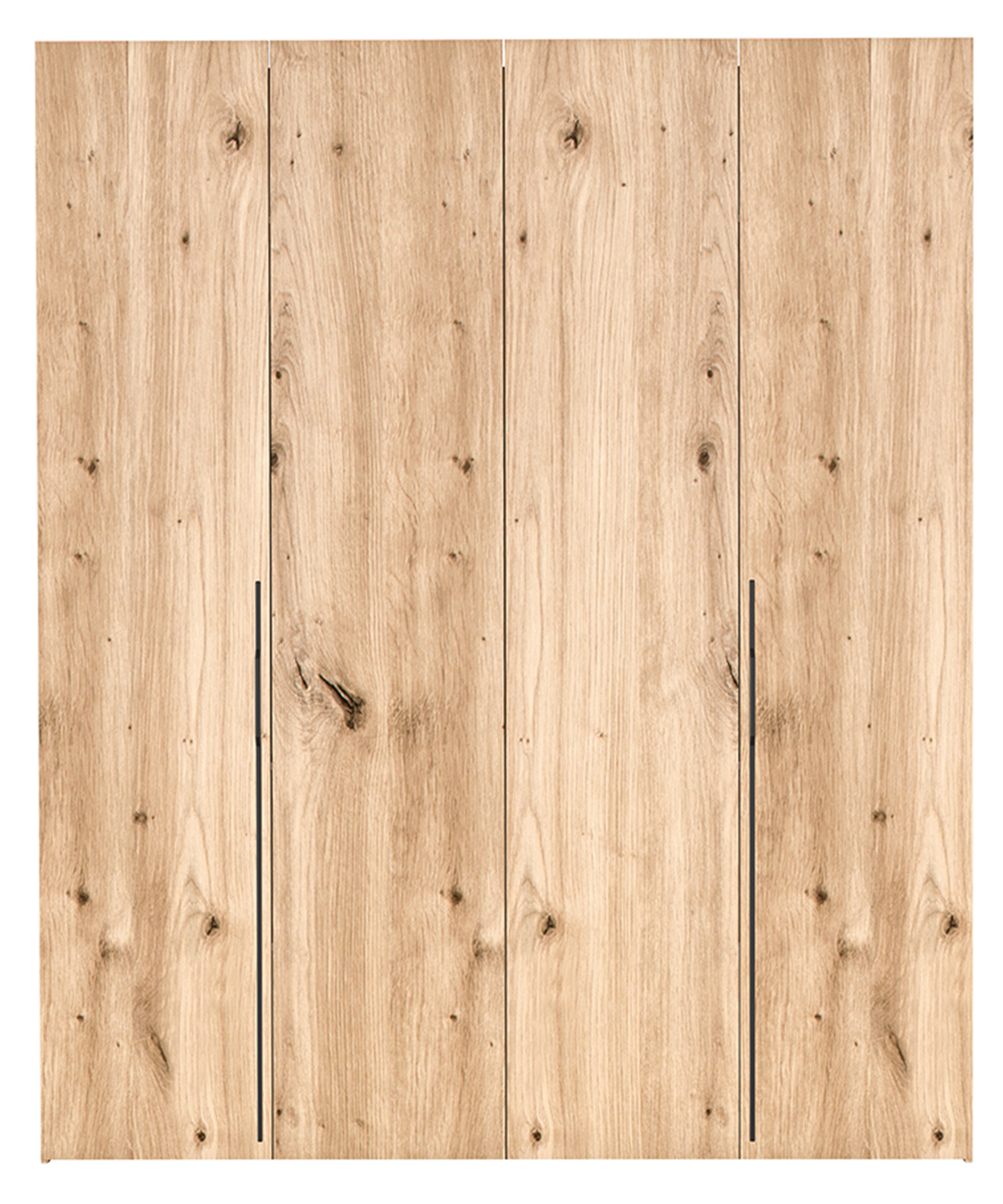 Zweiturige Bari-Garderobe mit drei Schubladen, 200 cm, Artisan-Eiche