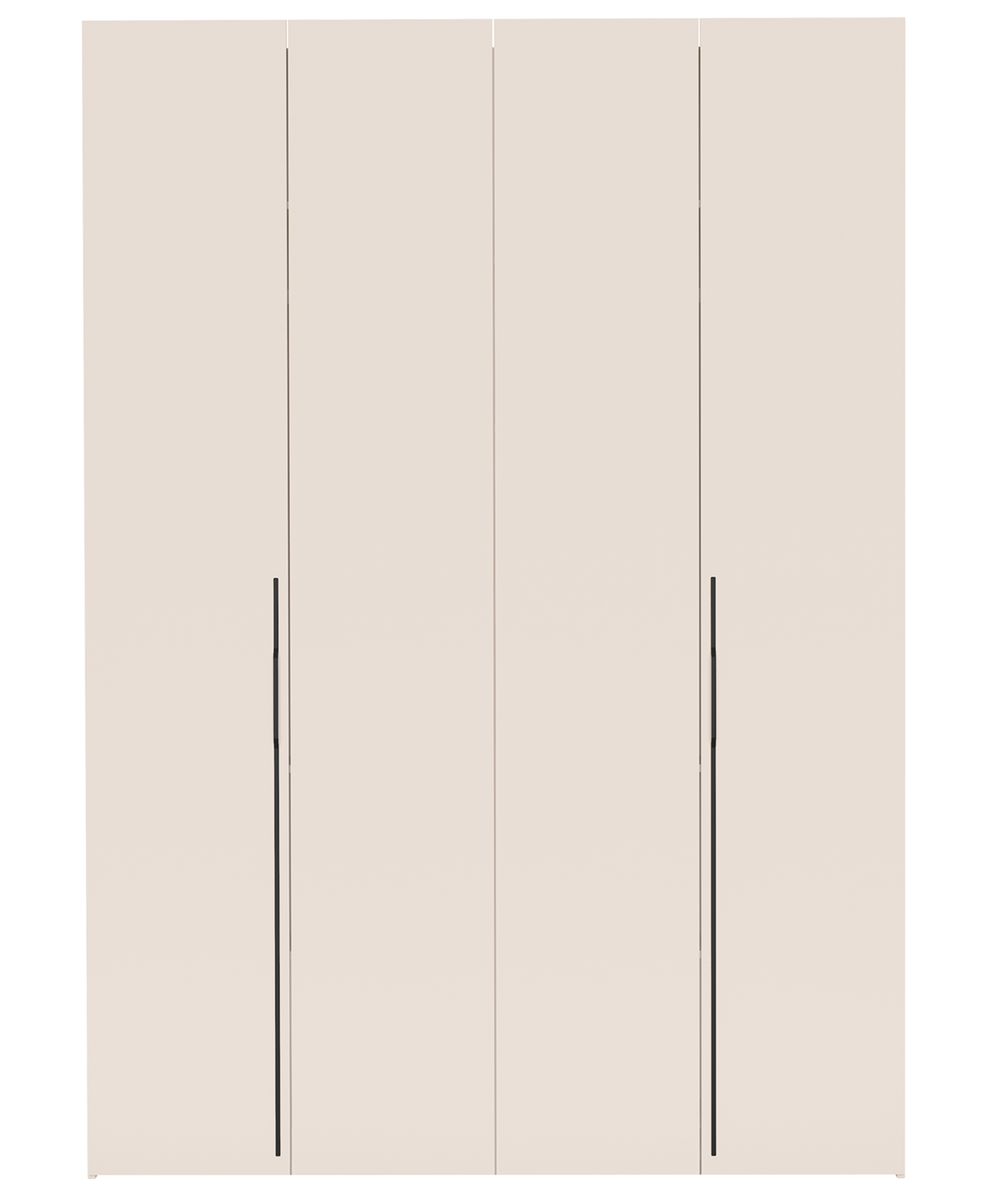 Zweiflügeliger Schrank Bari mit drei Schubladen, 170 cm, Kaschmirfarben