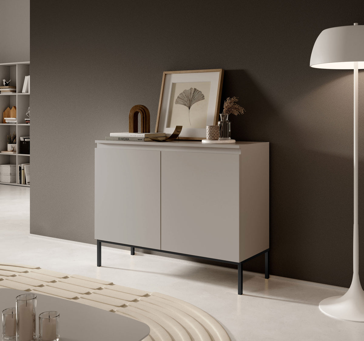 Commode 2 portes Bemmi 100 cm cachemire