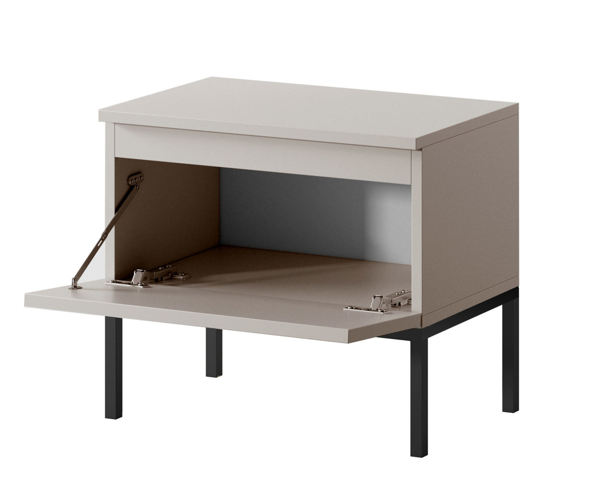 Table de chevet Bemmi 49 cm cachemire
