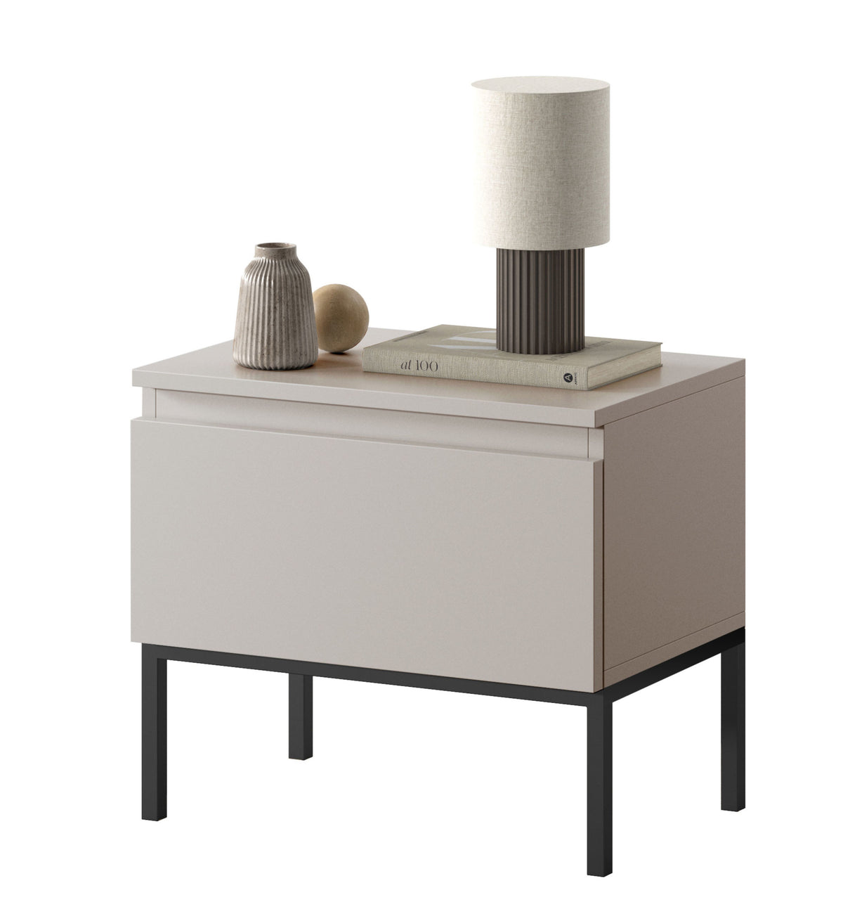 Table de chevet Bemmi 49 cm cachemire