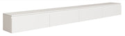 Meuble TV suspendu Bemmi 300 cm blanc