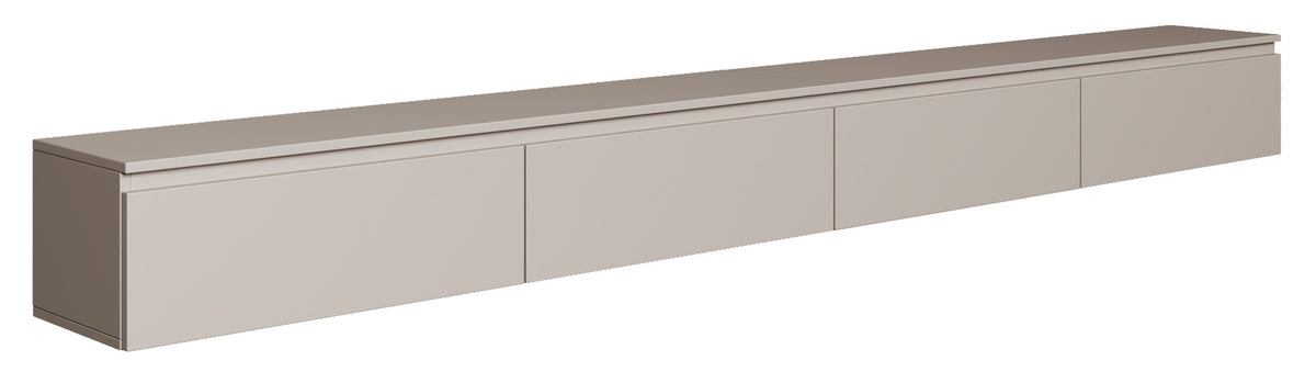 Meuble TV suspendu Bemmi 300 cm cachemire