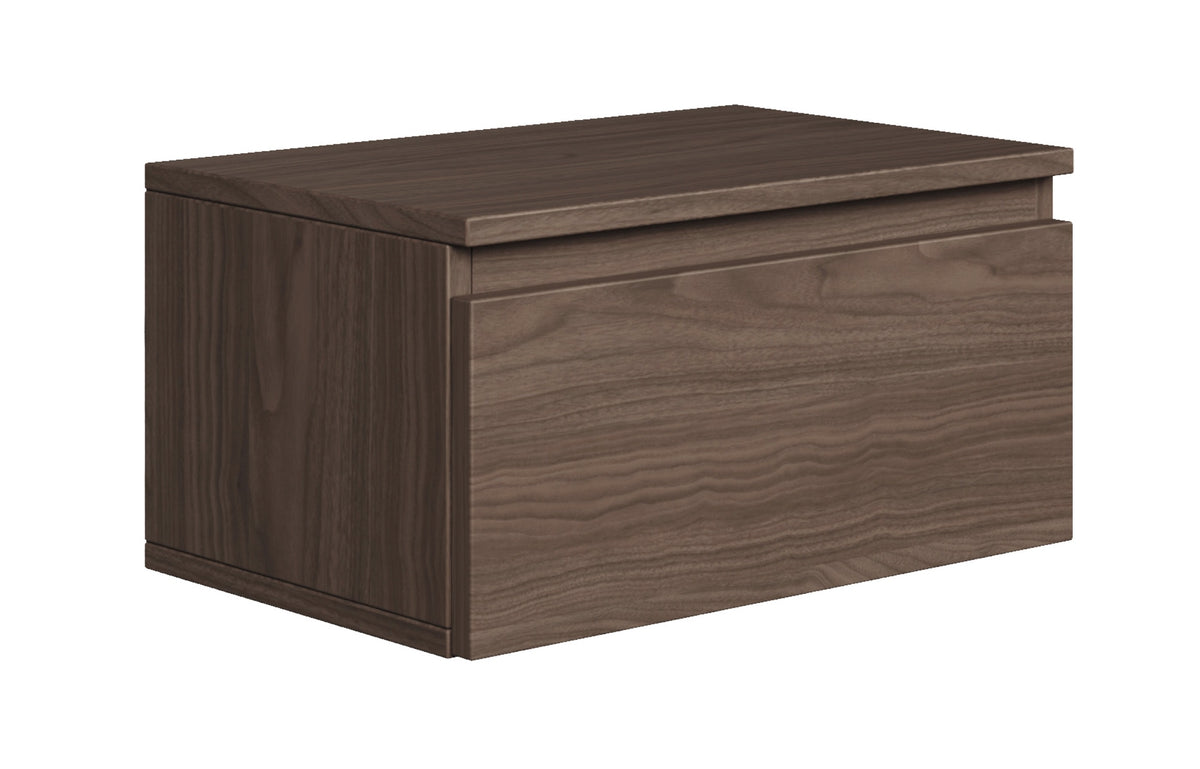 Table de chevet suspendue Bemmi 49 cm noyer Wisconsin