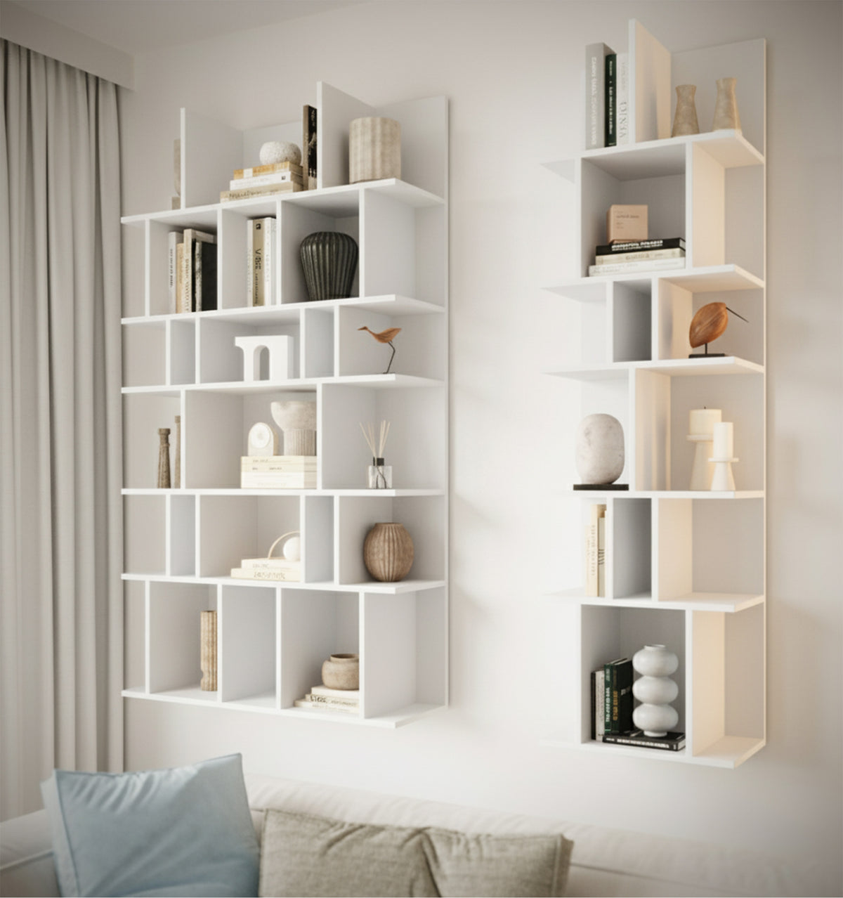 Étagère ouverte Bemmi 50 cm blanche