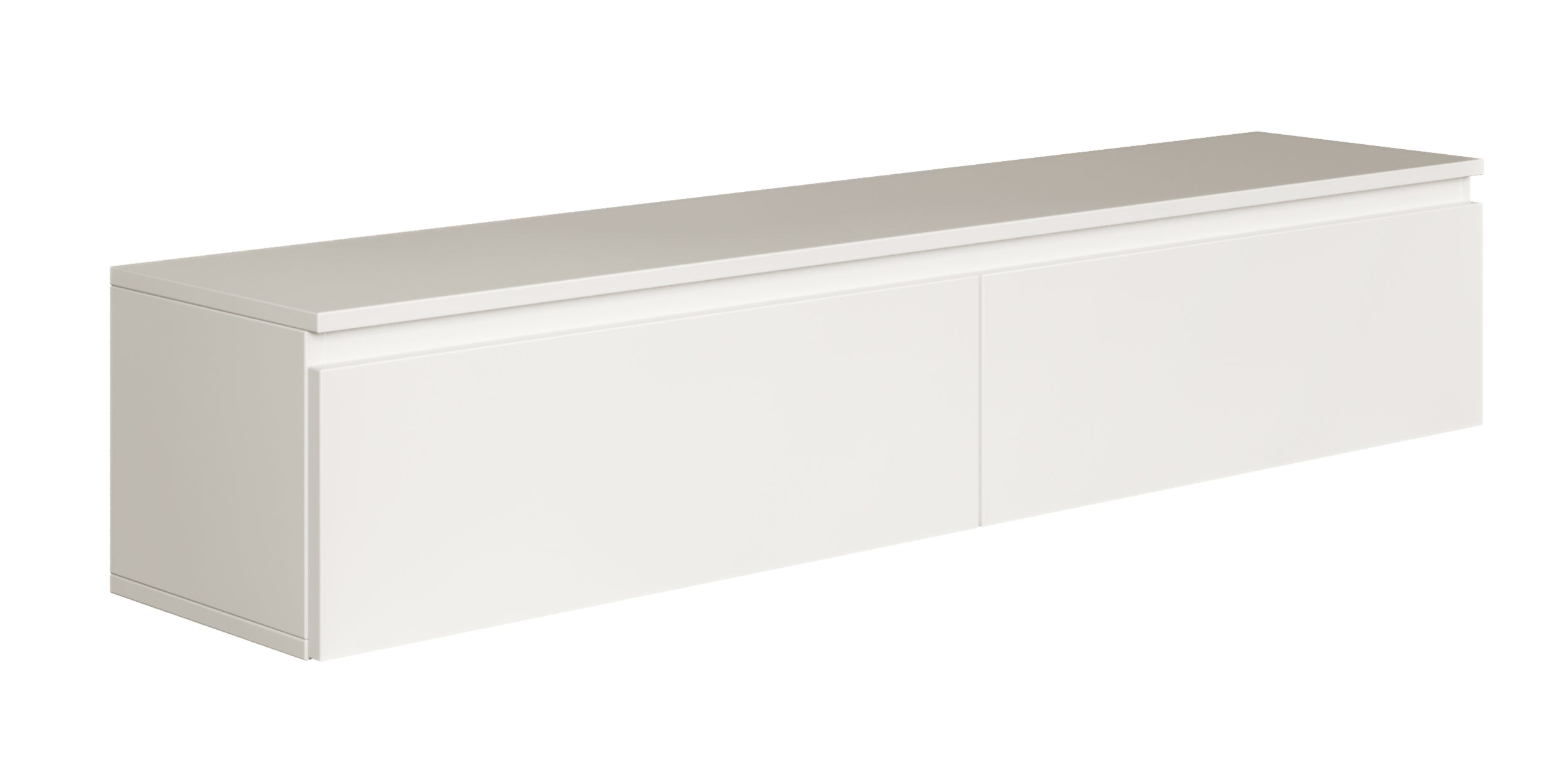 Meuble TV suspendu Bemmi 150 cm Blanc