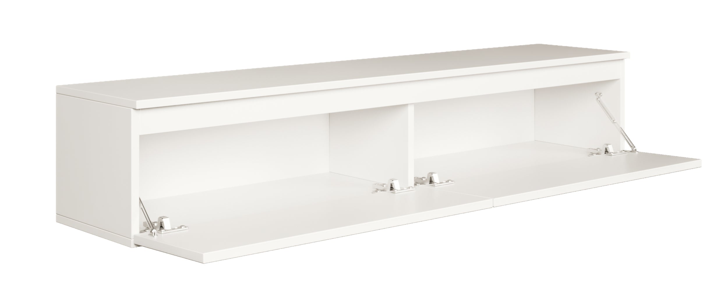Meuble TV suspendu Bemmi 150 cm Blanc