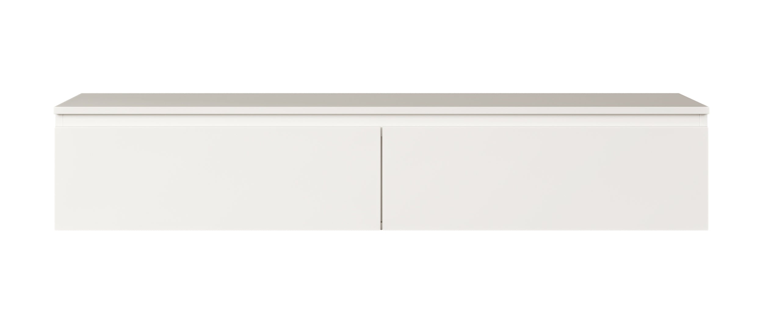 Meuble TV suspendu Bemmi 150 cm Blanc