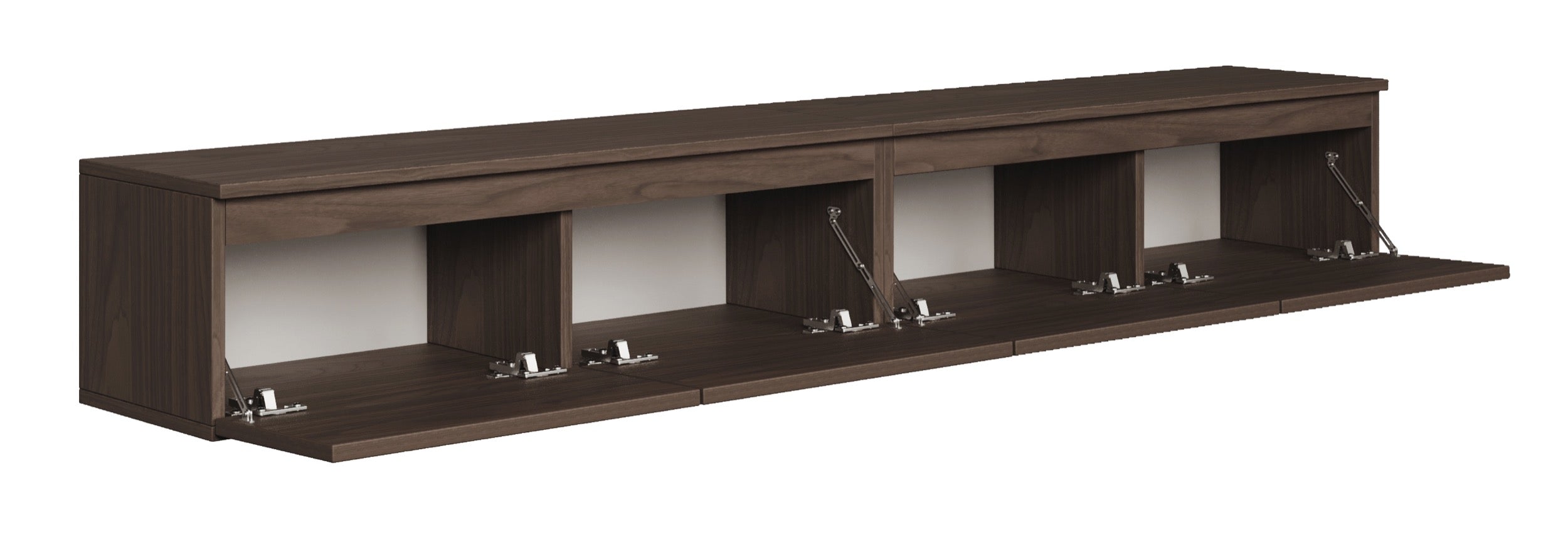 Hängender TV-Schrank Bemmi 200 cm Wisconsin-Nussbaum