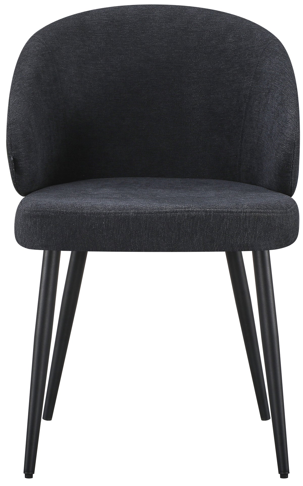 Chaise tapissée Atiblle en tissage graphite