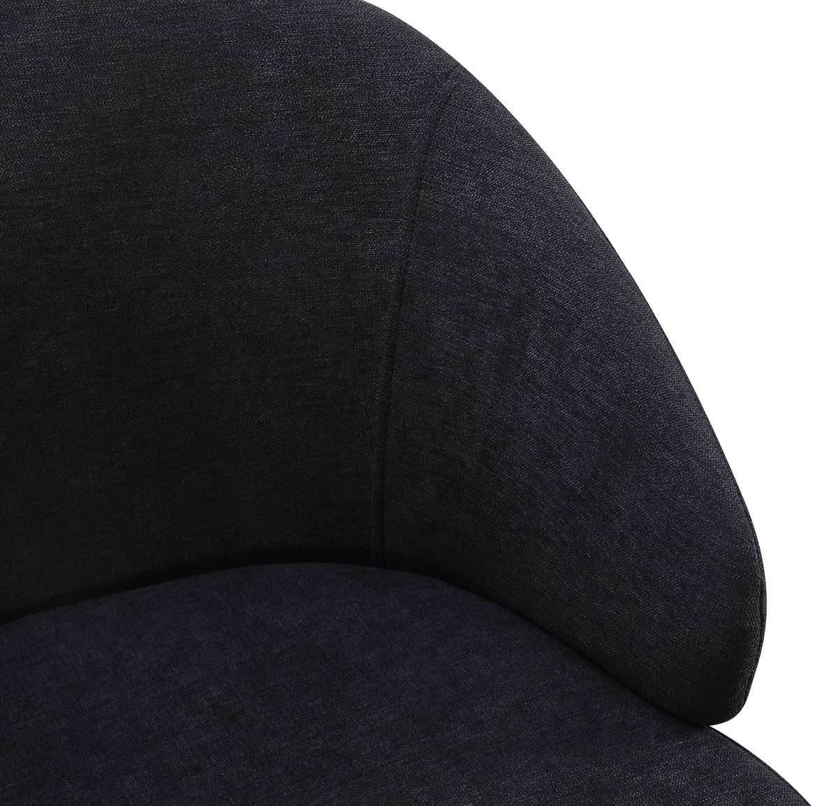 Chaise tapissée Atiblle en tissage graphite
