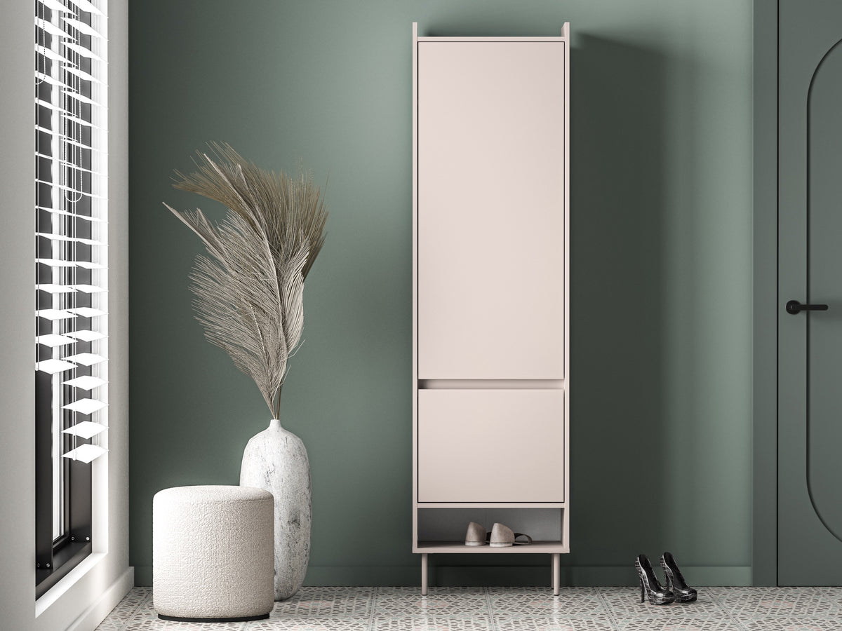 Armoire deux portes Dioce 54 cm avec tringle et étagère Kaszmir