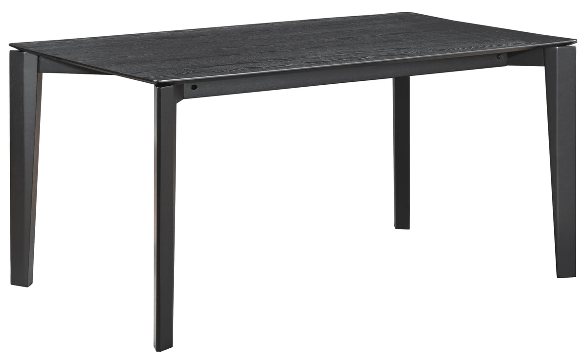 Table à manger Loomens 150x90 cm chêne noir