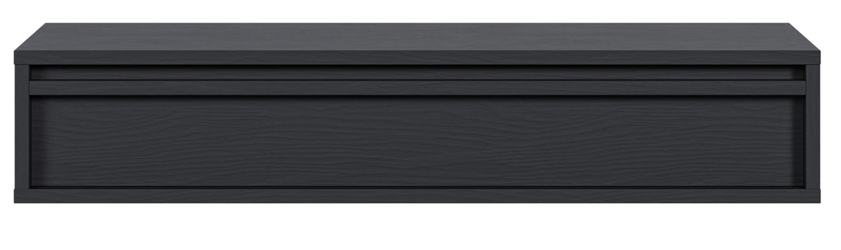 Console Evo suspendue avec tiroir 90 cm Noir