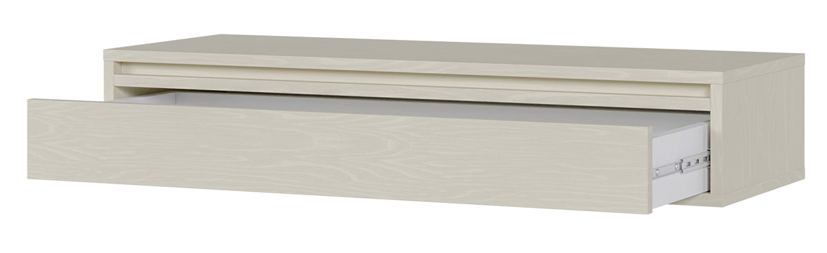 Console Evo suspendue avec tiroir 90 cm Beige sable