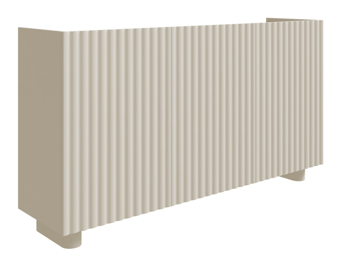 Drehtür-Kommode Fiorra 144 cm Kaschmir