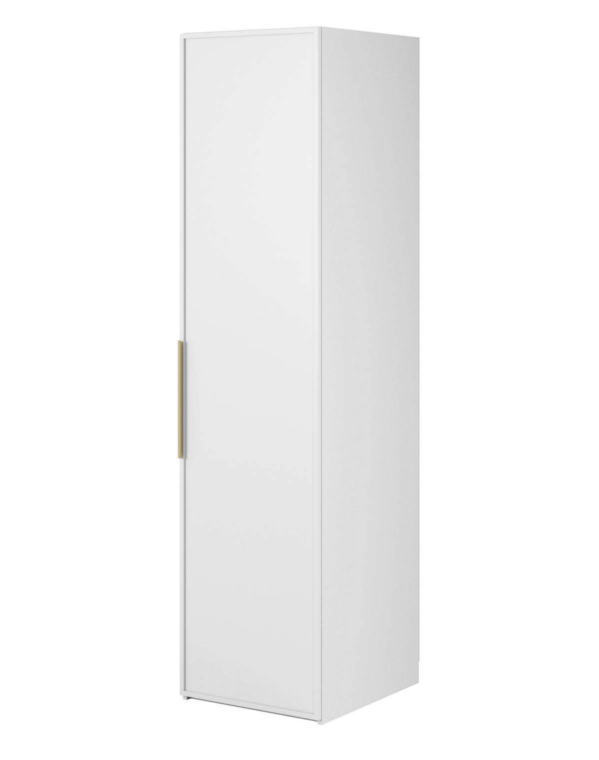 Armoire une porte Frame avec tringle 50 cm Blanche
