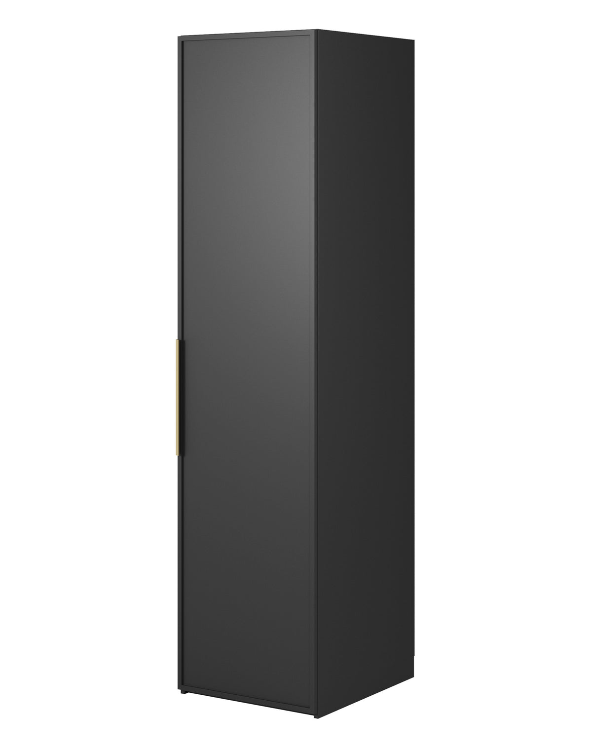 Armoire une porte Frame avec tringle 50 cm Noire