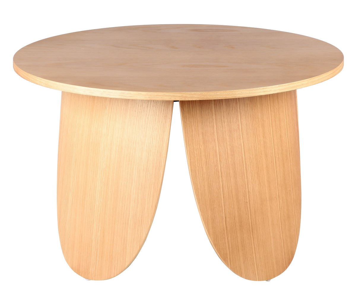 Table basse ronde Vivially diamètre 80 cm chêne naturel