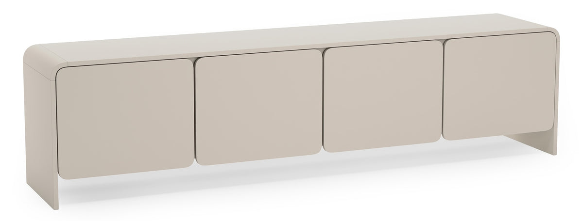 Meuble TV quatre portes Lummo 207 cm cachemire