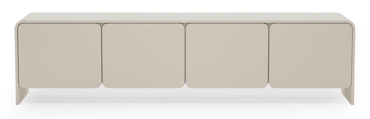 Meuble TV quatre portes Lummo 207 cm cachemire
