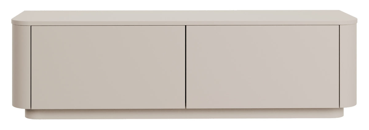 Meuble TV Luvio suspendu et sur pied 140 cm cachemire