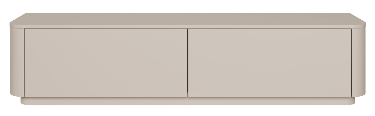 Meuble TV Luvio suspendu et sur pied 175 cm cachemire