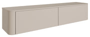 Meuble TV Luvio suspendu et sur pied 175 cm cachemire