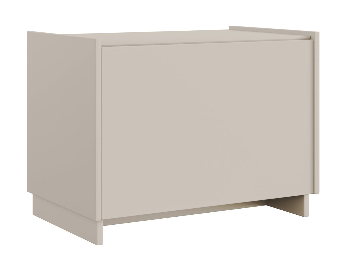 Table de chevet Magro suspendue et sur pied 62 cm cachemire