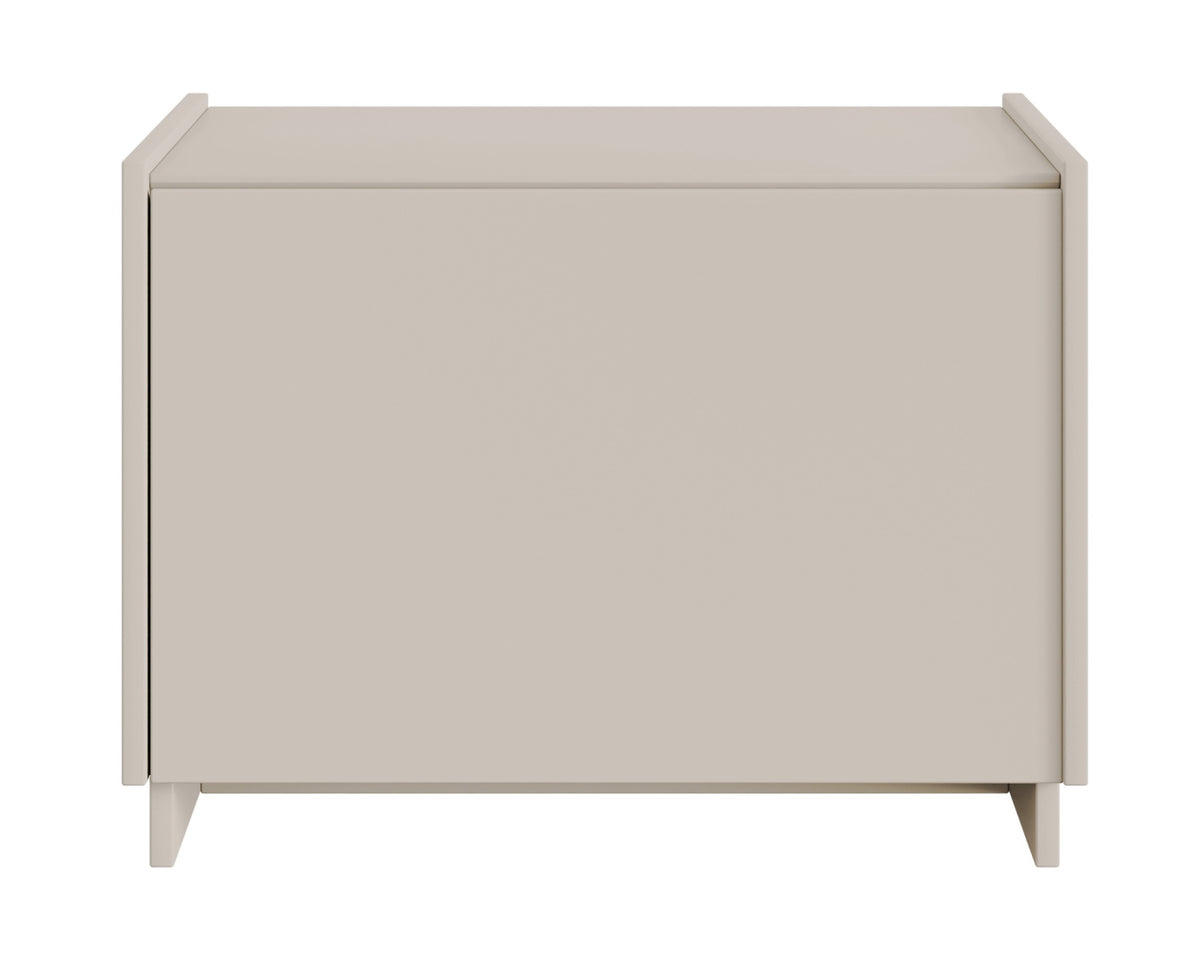 Table de chevet Magro suspendue et sur pied 62 cm cachemire