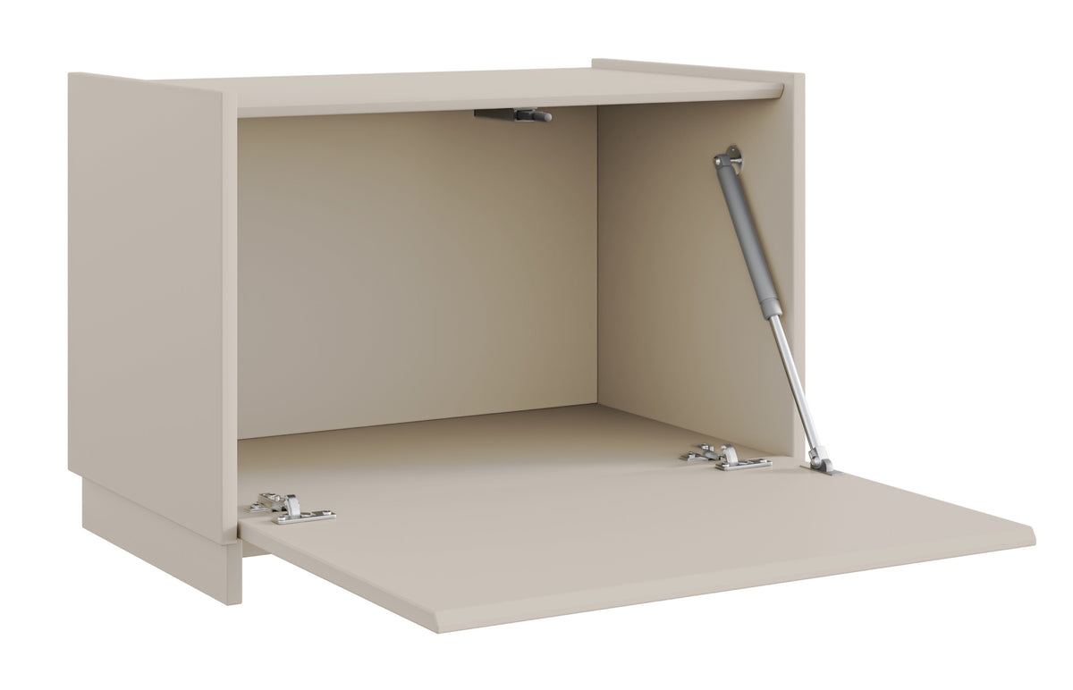 Table de chevet Magro suspendue et sur pied 62 cm cachemire