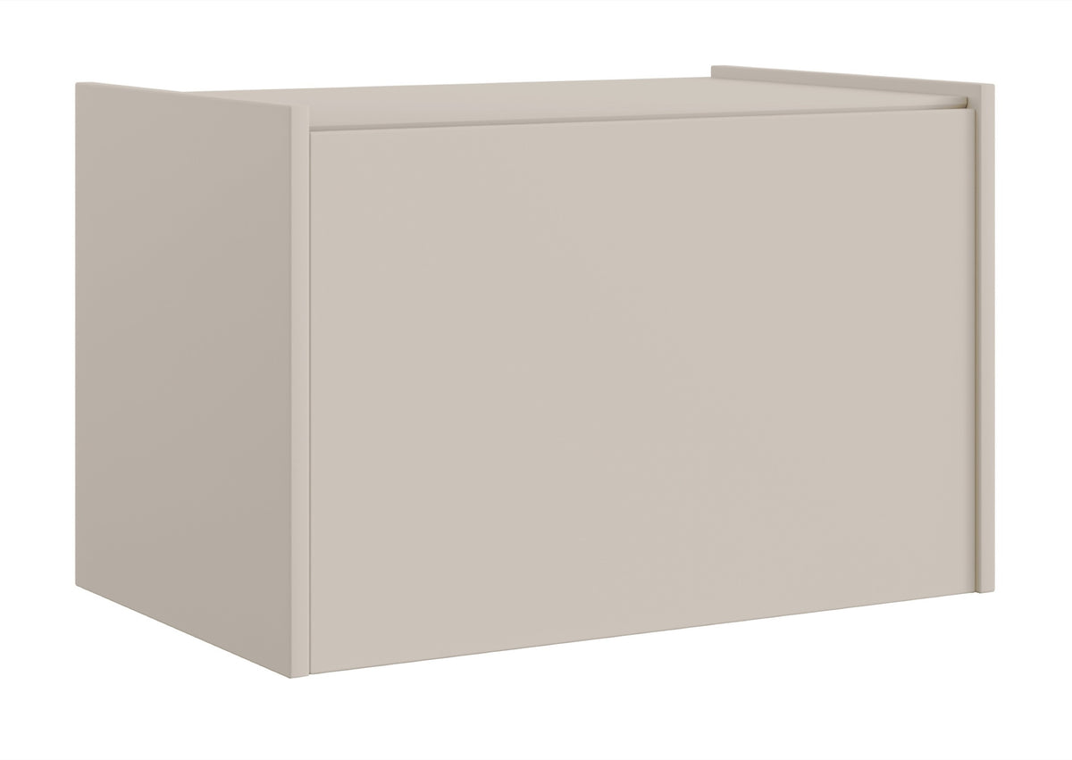 Table de chevet Magro suspendue et sur pied 62 cm cachemire