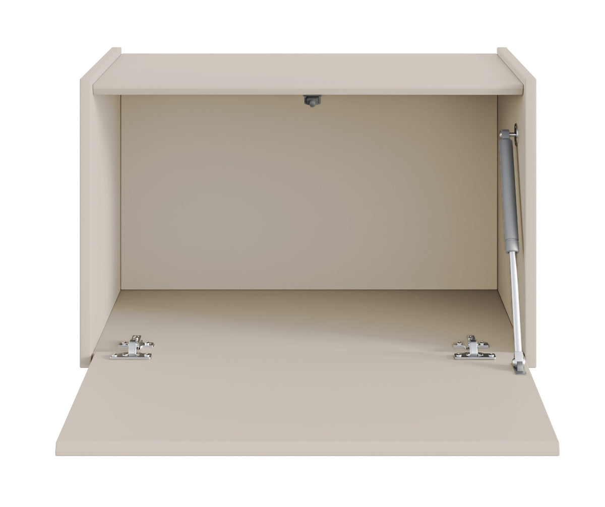 Table de chevet Magro suspendue et sur pied 62 cm cachemire