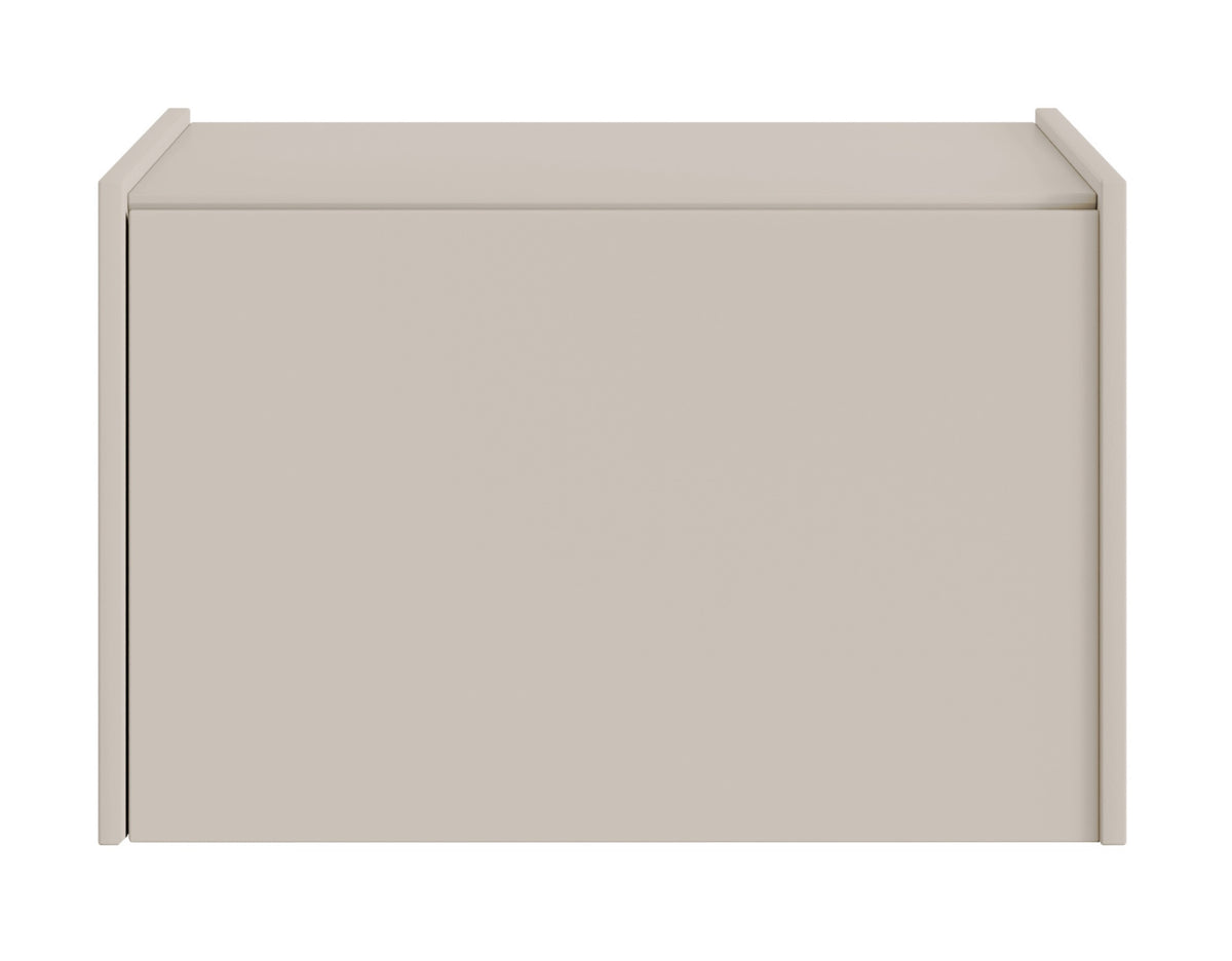 Table de chevet Magro suspendue et sur pied 62 cm cachemire